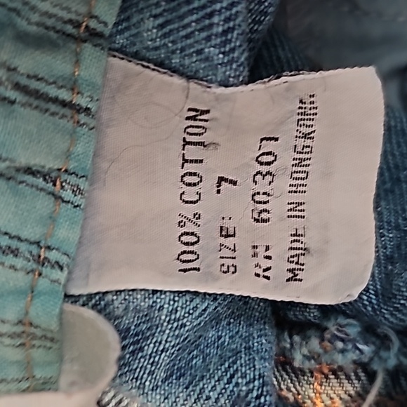 Vintage 80s Unionbay Chic Blue Acid Wash Jeans w/yoke& tapered leg Size 7x 29 - Picture 12 of 13